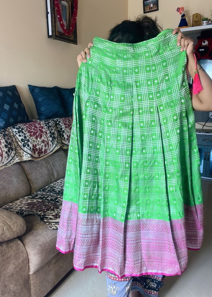 Green Lehenga