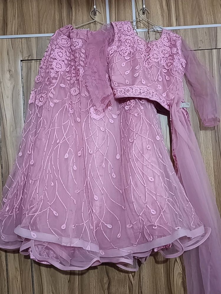 3 Piece Lengha Choli With Dupatta