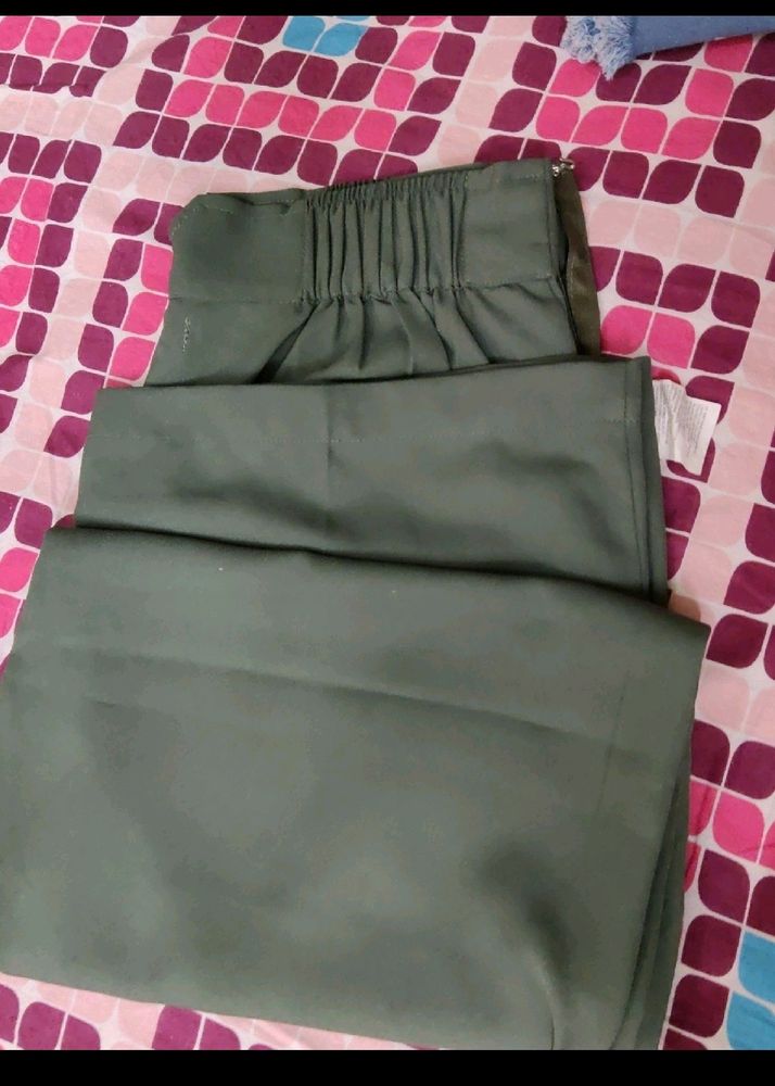 Green/ Olive Color Formal Pant