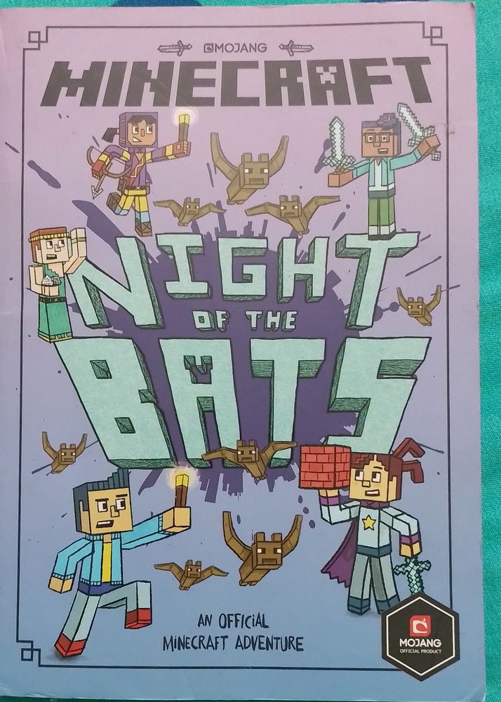 Official Mojang Minecraft Night Of The Bats Book