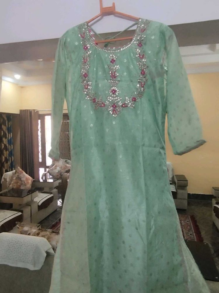 Beautiful Party Wear Kurta Cum Gown