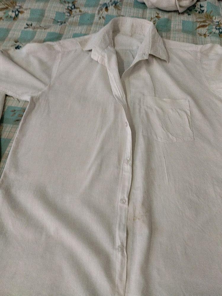 White Shirt For Man