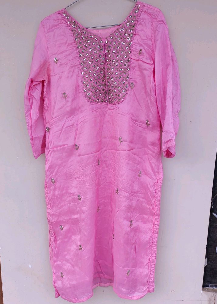 Designer Pink Kurta