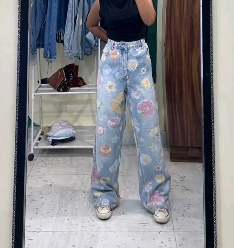 Wild Fable Flower Jeans