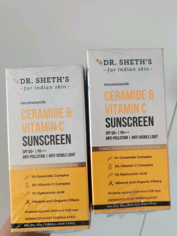 Dr Sheth Ceramide Sunscreen Combo