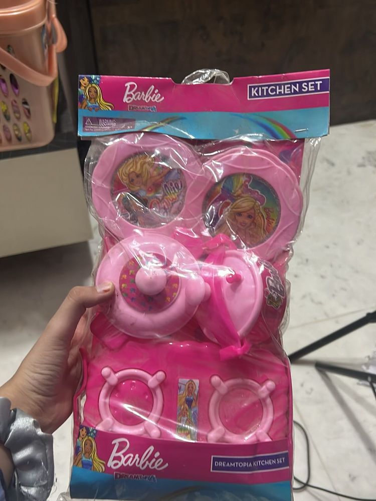 BARBIE Kitchen Set For Kids