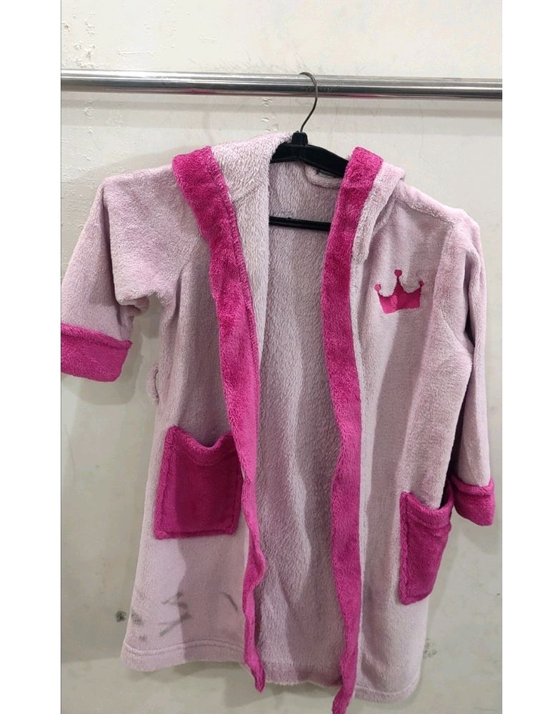 Pink Bathrobe for Girls