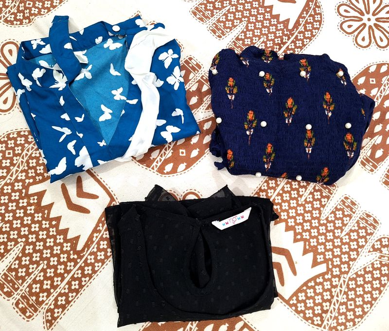 3 Beautiful Tops At Only 120 rs