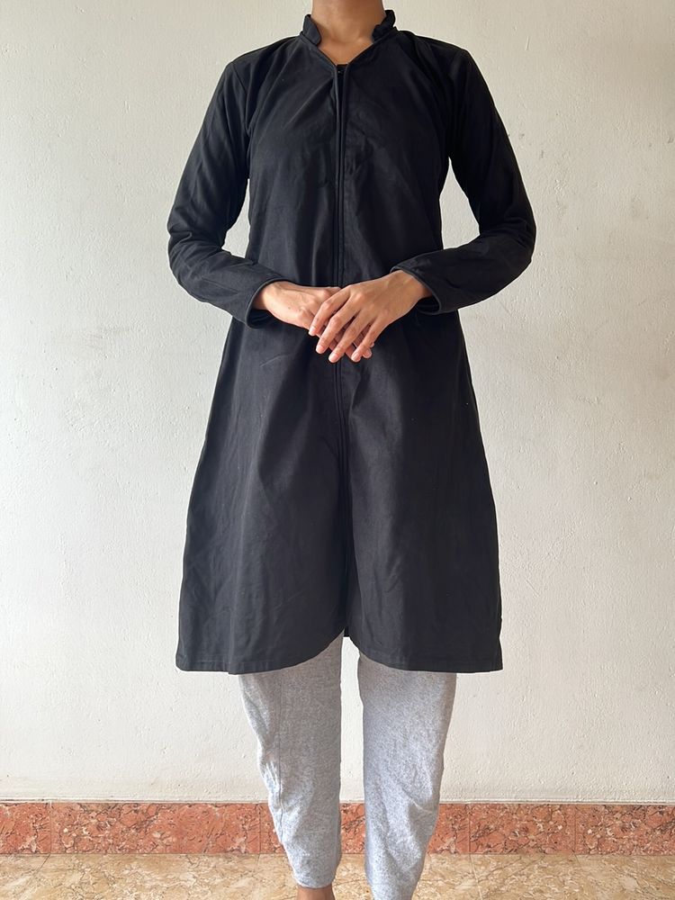 Kurtha Medium Size Black Kurth