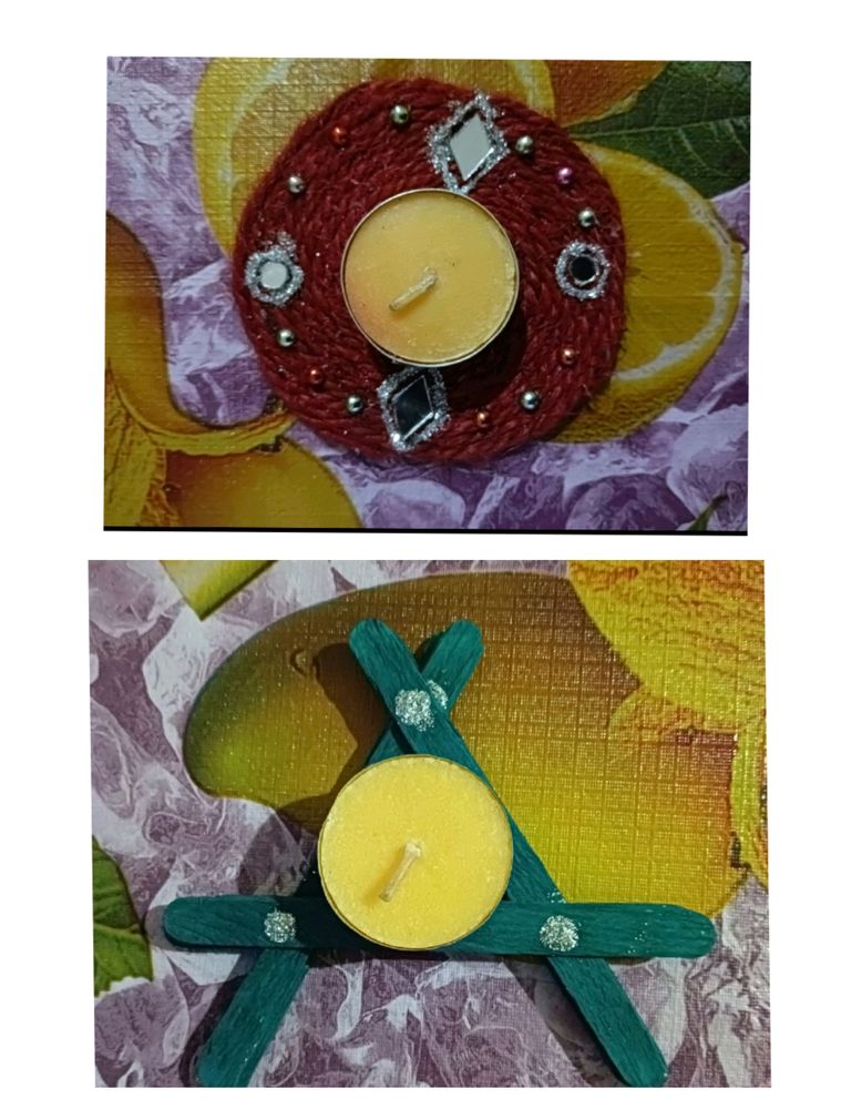 2 Peice Candle With Holder