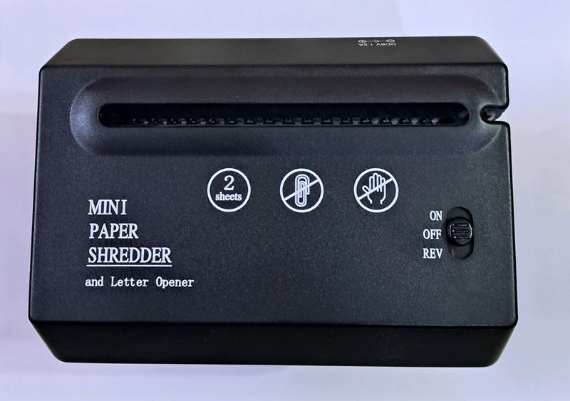 Mini USB Paper Shredder