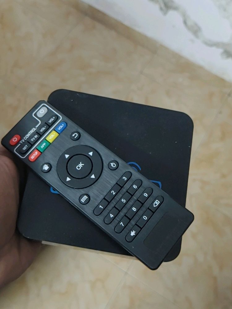 Working Android TV Box And Remote,, No Adaptor