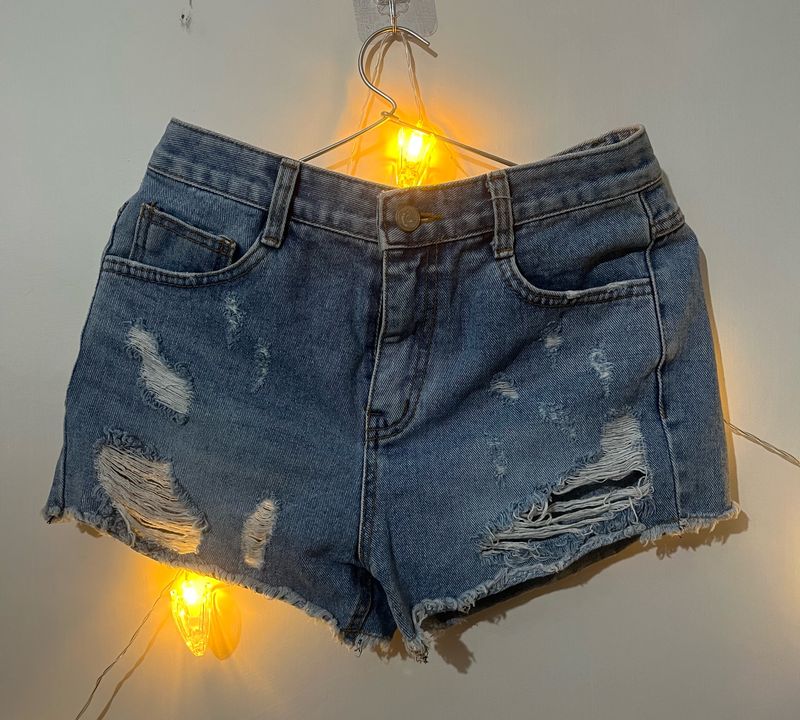 Denim Mini Shorts