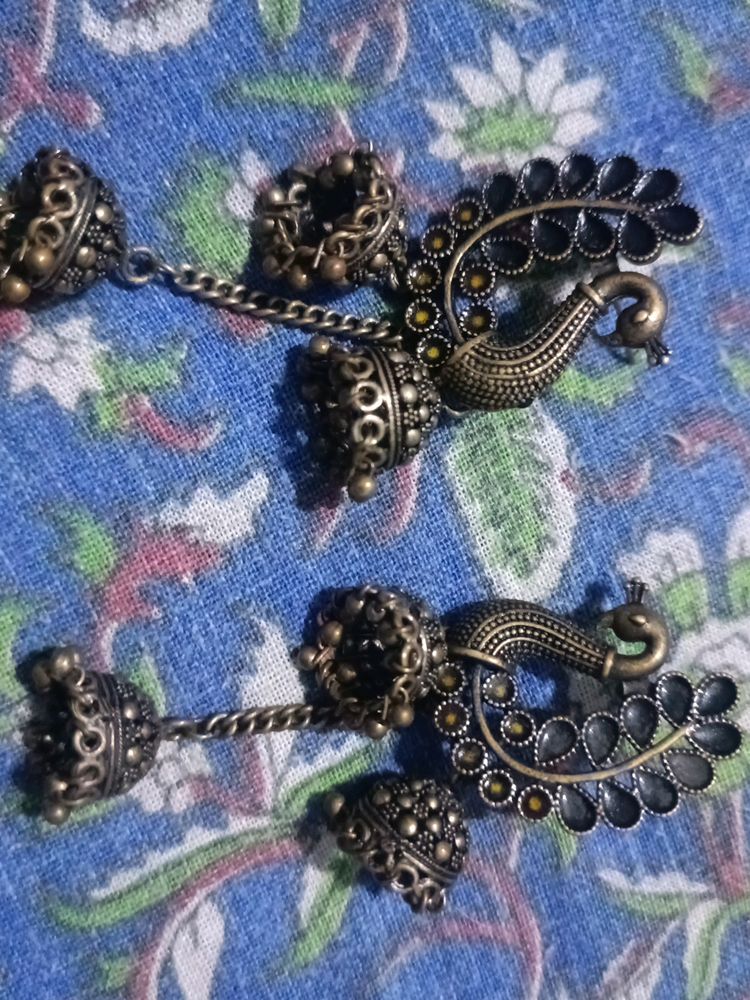 A Peacock Earring