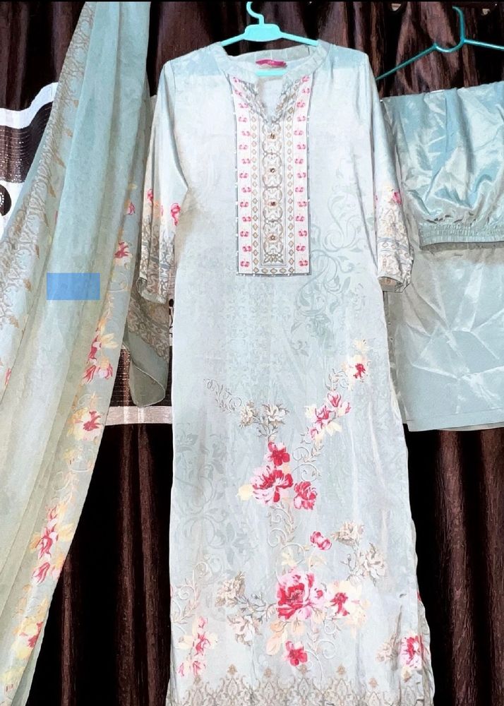 Plazo Suit With Dupatta