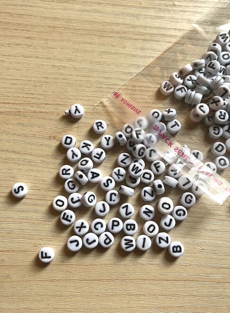 500Letter Beads