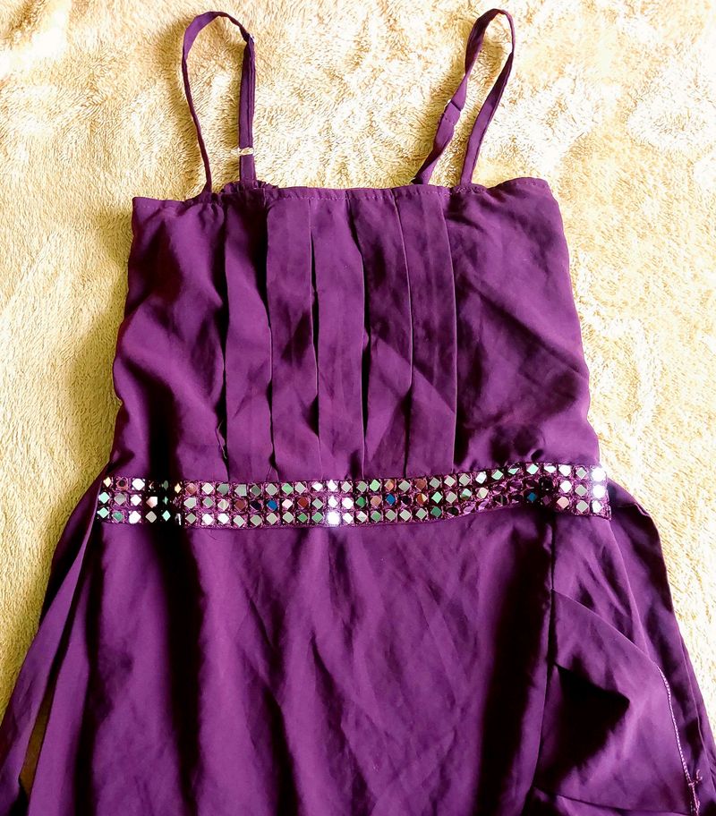 Purple Cute Dress