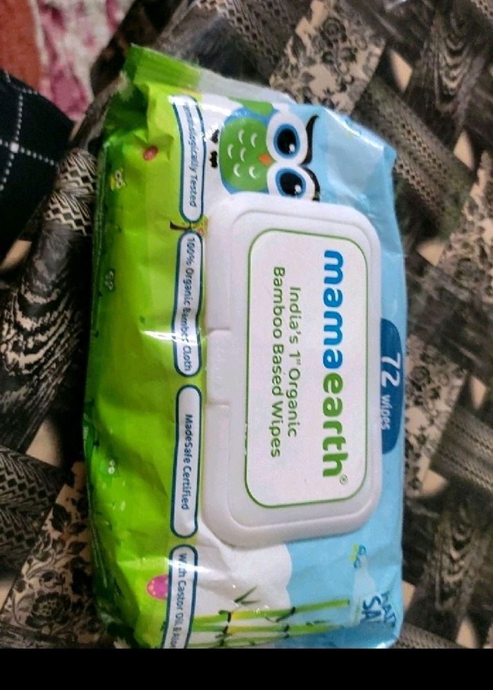 Mamaearth Wet Wipes 72 Piece No Coins