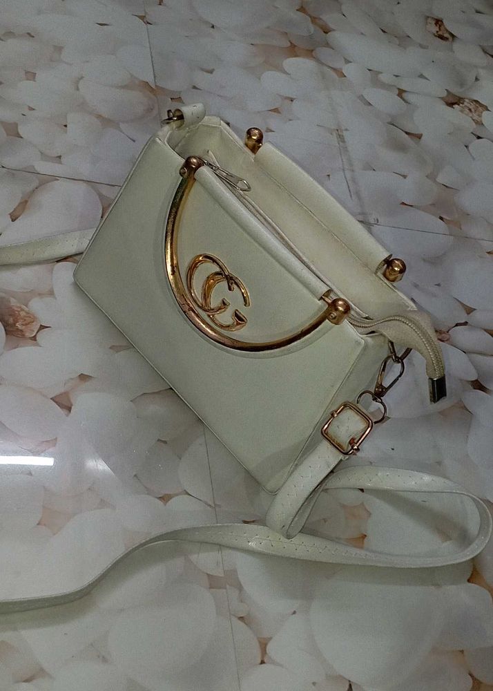 White Sling Bag