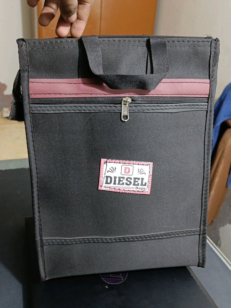 DIESEL BAGS COLOUR BLACK NEW PACK OF 2