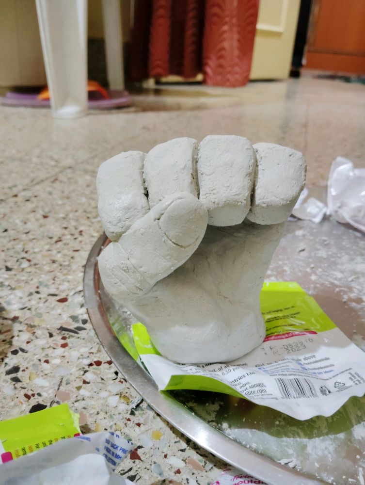 Realistic Hand Made Of Clay