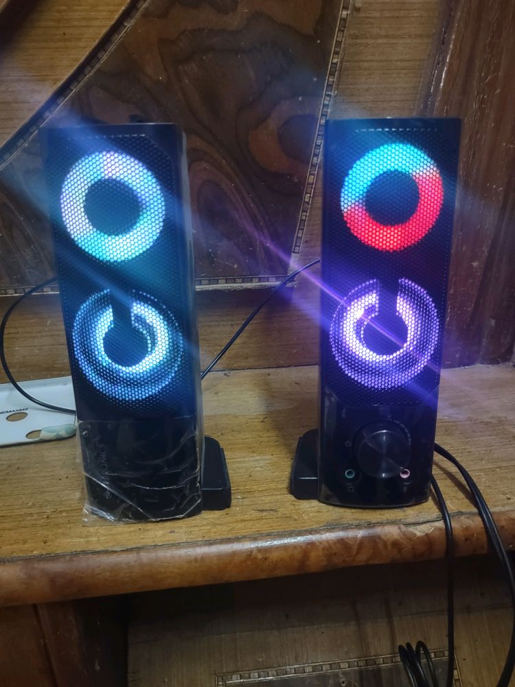 ZEBRONICS Zeb Wonderbar 10 USB Powered 2.0 Computer Speaker with RGB Lights