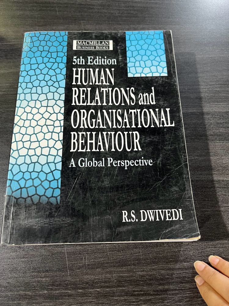 Human Relations And Organizational Behaviour Books