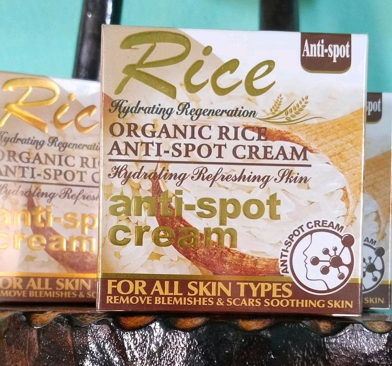 Organic Rice Anti Spot Cream Hydration And Refresh