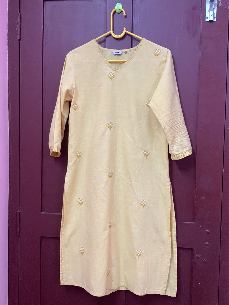 Yellow Kurti