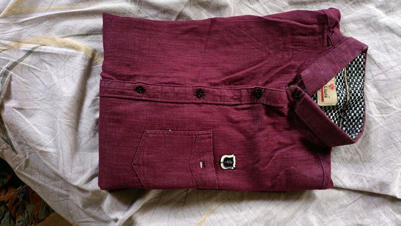 New Burgundy Colour Shirt