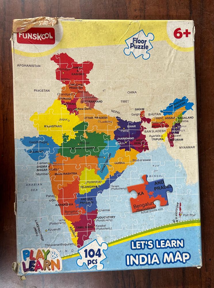 India Map Floor puzzles