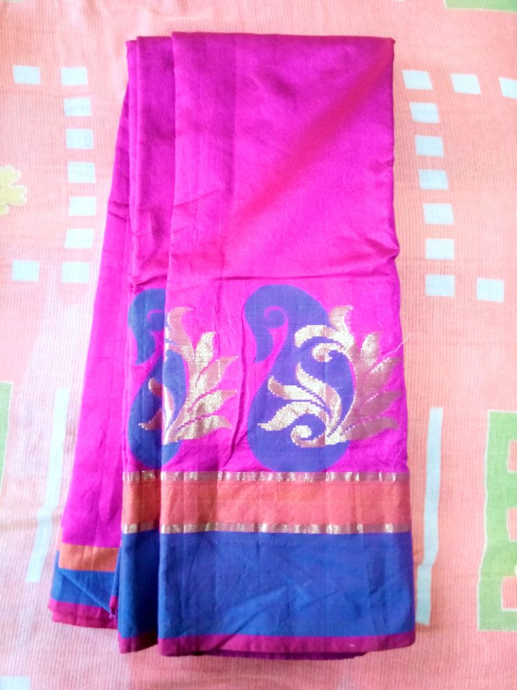 Beautiful Purple Colour Saree Totally New Sare