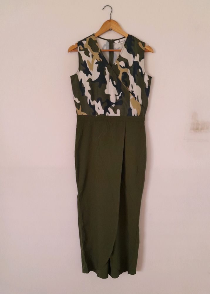 Dark Olive Green Jumpsuit (Women's)