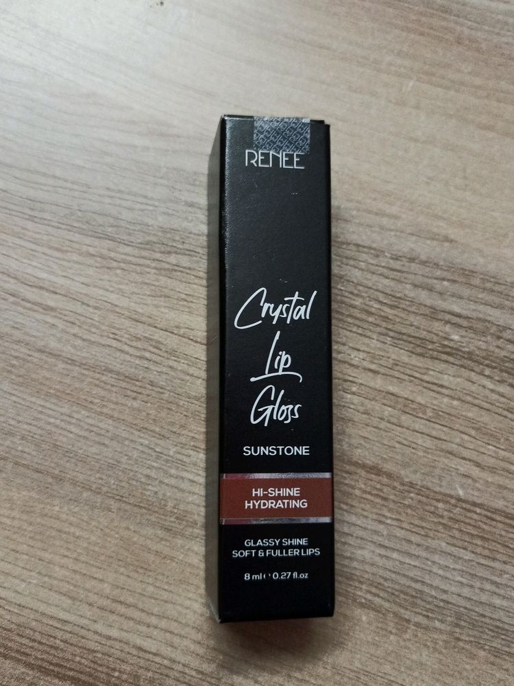 Renee Crystal Lip Gloss (Shade: Sunstone)