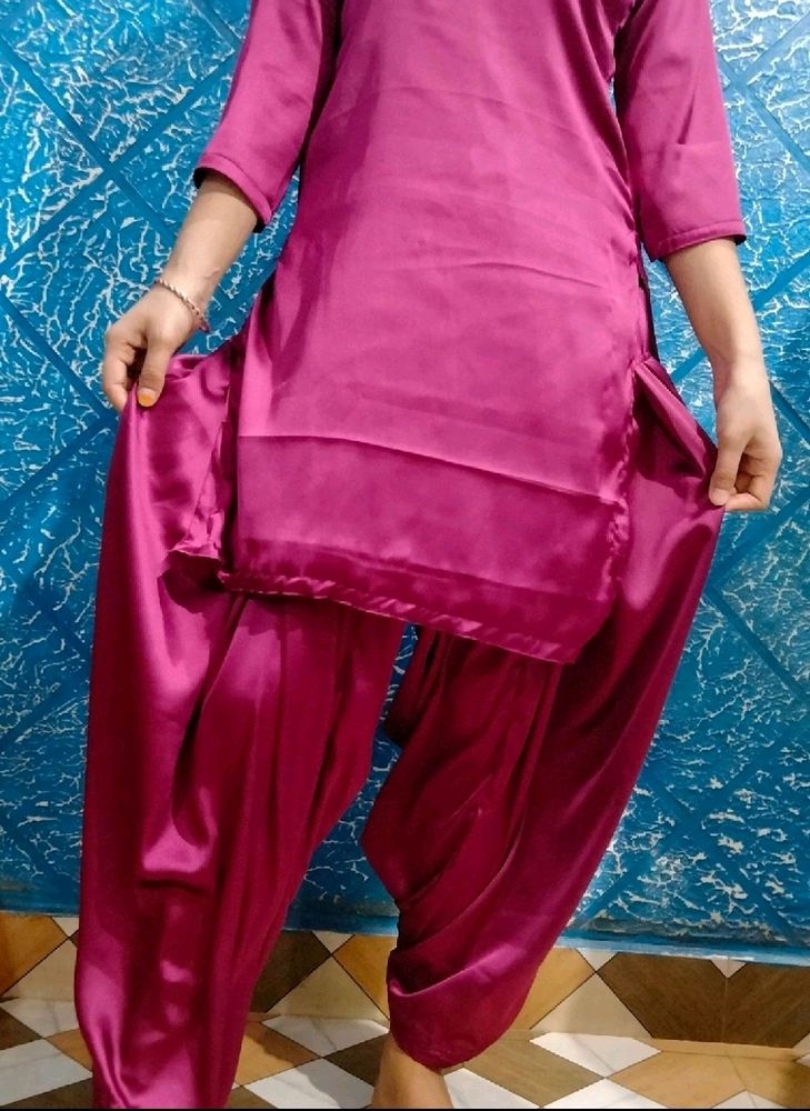 Satin Salwar Suit