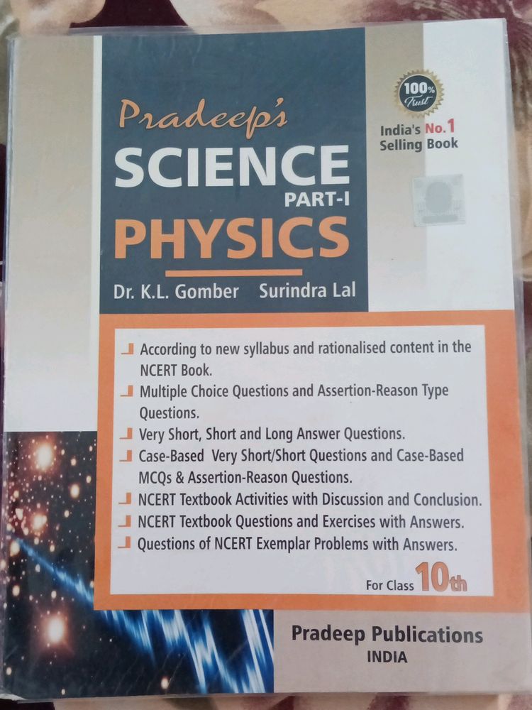 Pradeep Physics Class 10th 2023-24