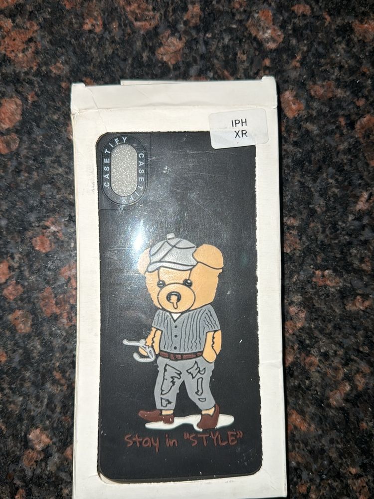 iPhone XR Teddy Hard Silicon Cover