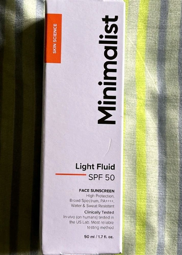 Minimalist Face Sunscreen