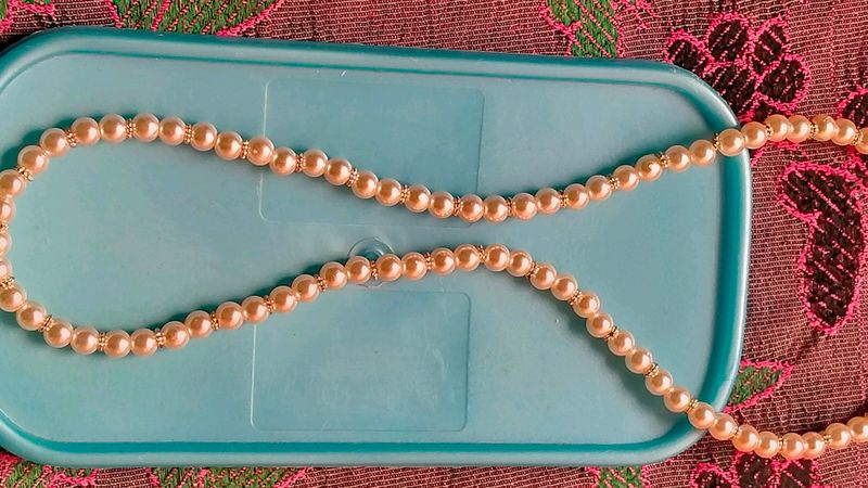 White Bead Mala