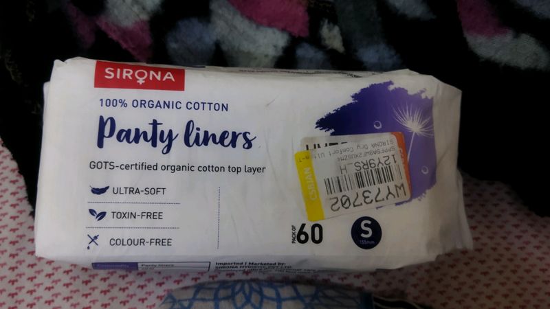 Sirona Panty Liners 60 Pc