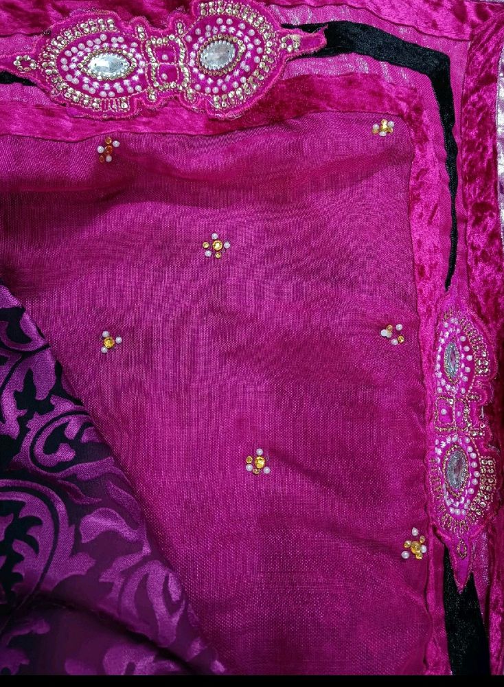 Girlish Look Saree