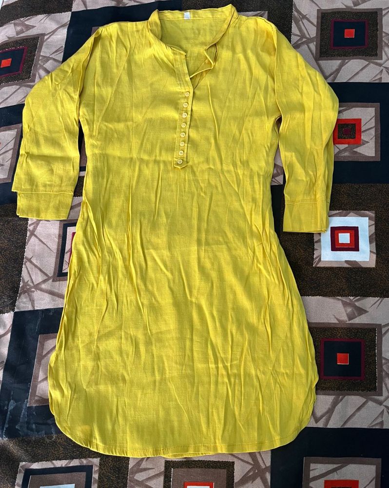 YELLOW KURTA