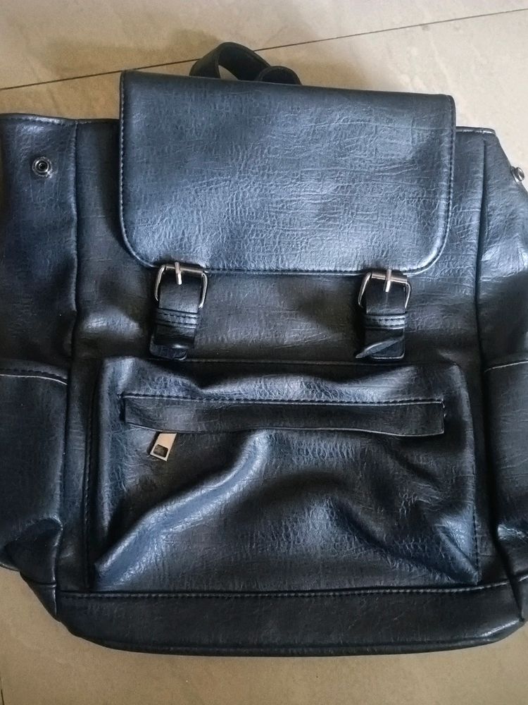 New Leather Bagpack