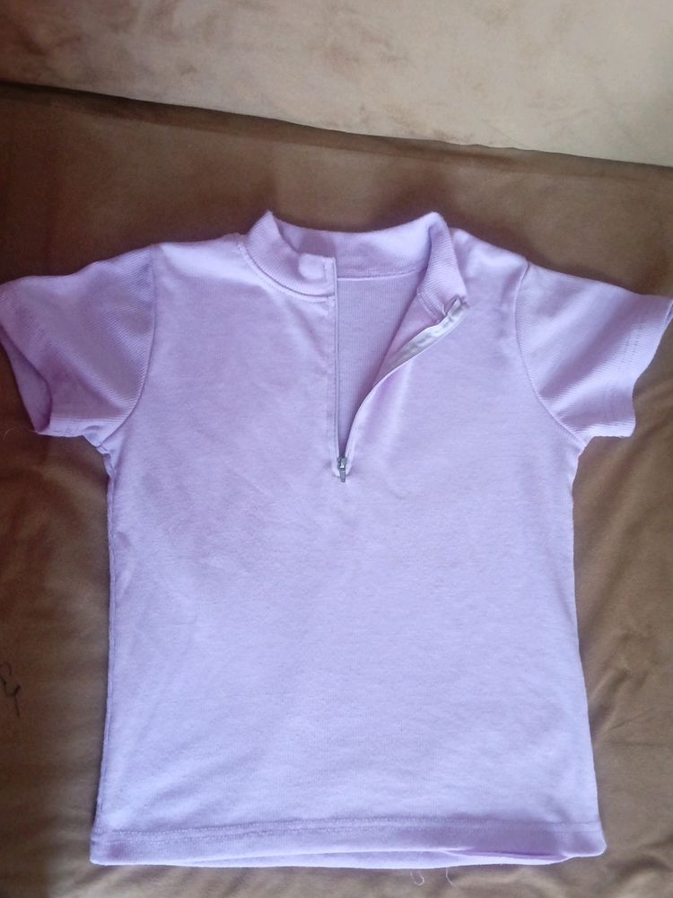 CUTE LAVANDER TOP