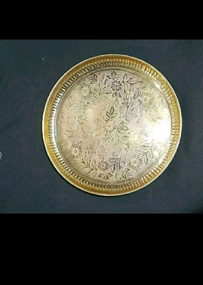 Pure Brass Peetal Plate