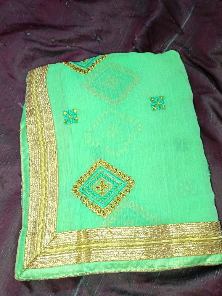 Creap Gorget Saree