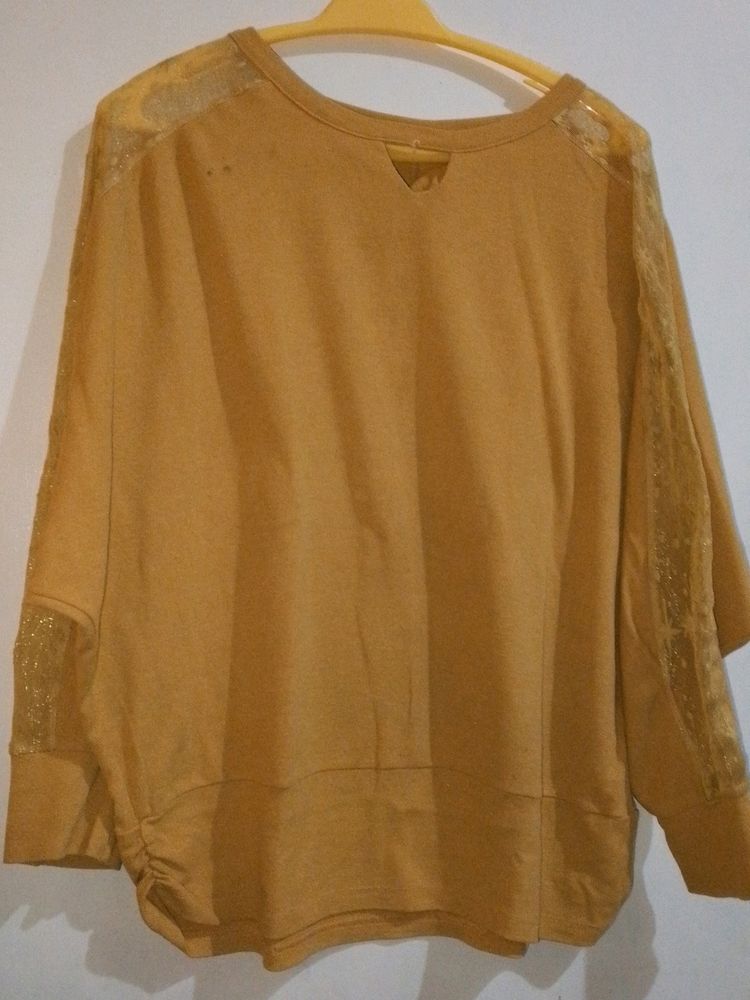 Yellow Colour Girls And Womens Top