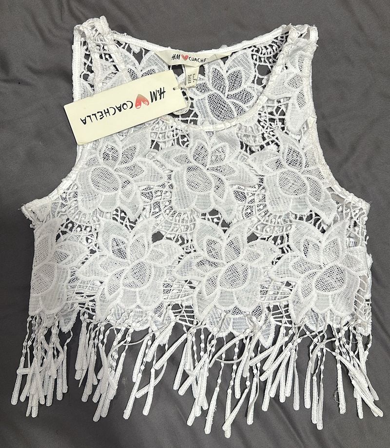 H&M X Cochella Crop Top- S