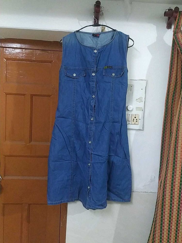 Denim Dress On DIWALI SALE