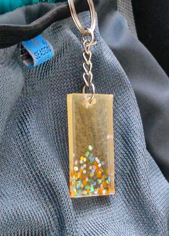 golden Resin keychain